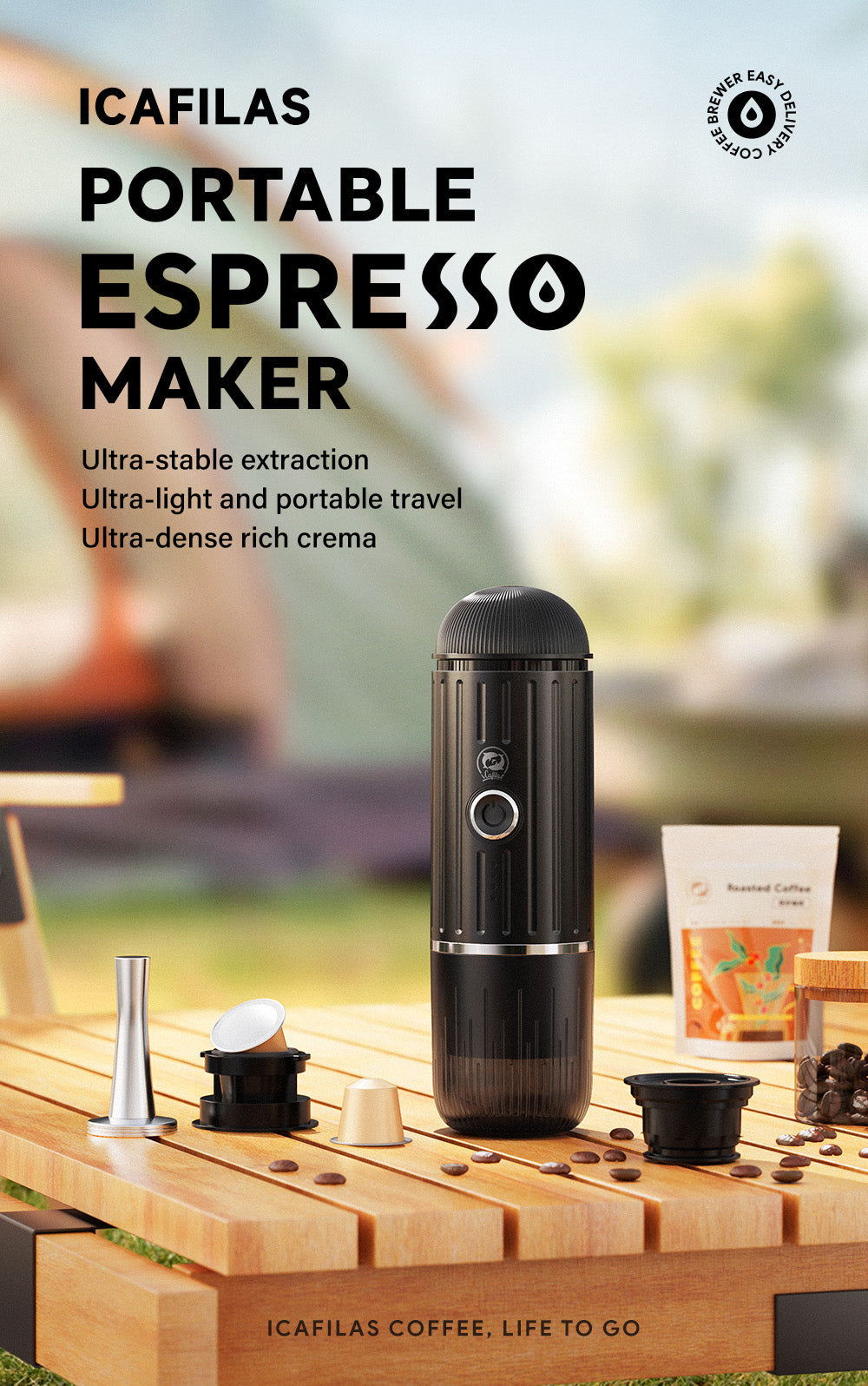 The Nesty HOME™ Portable Coffe Machine