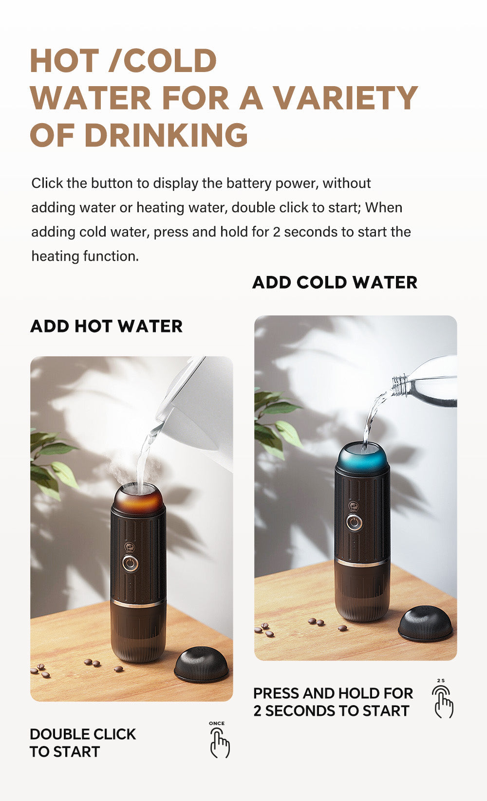 The Nesty HOME™ Portable Coffe Machine