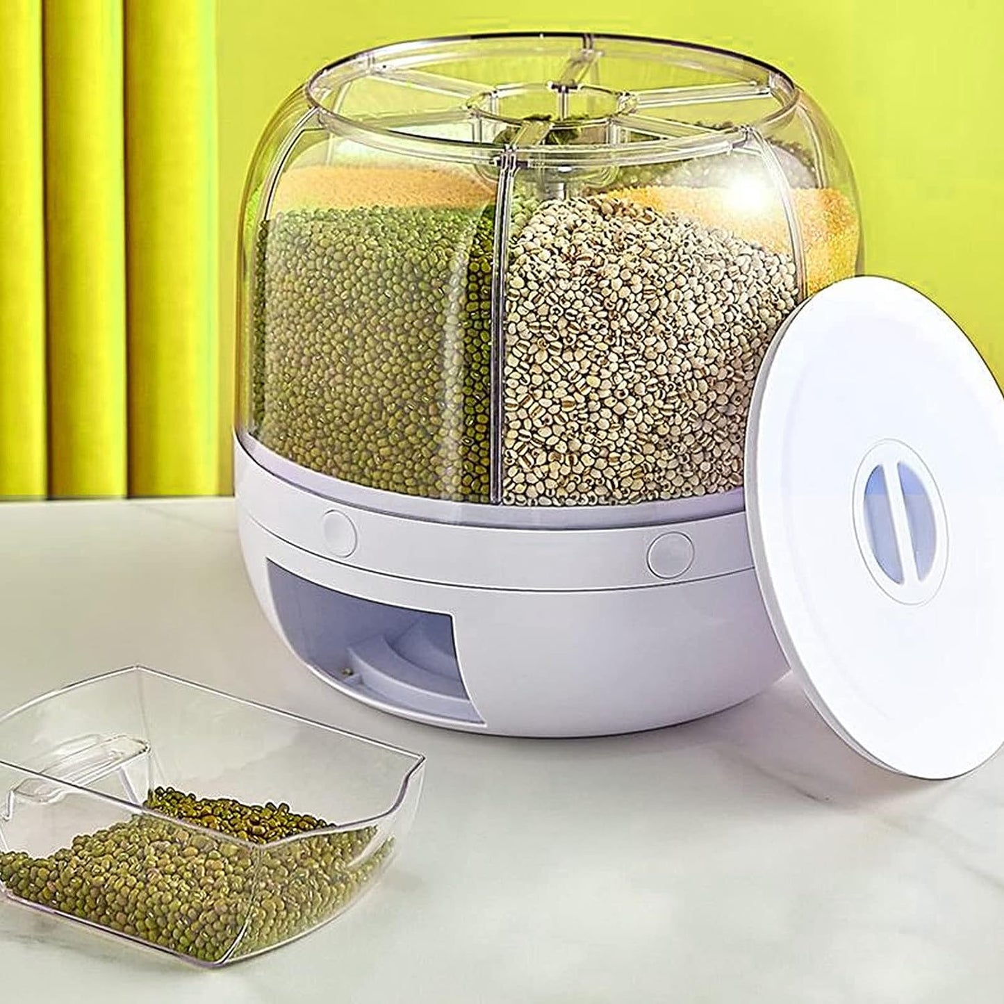 The Nesty HOME™ Rotating Rice Dispenser